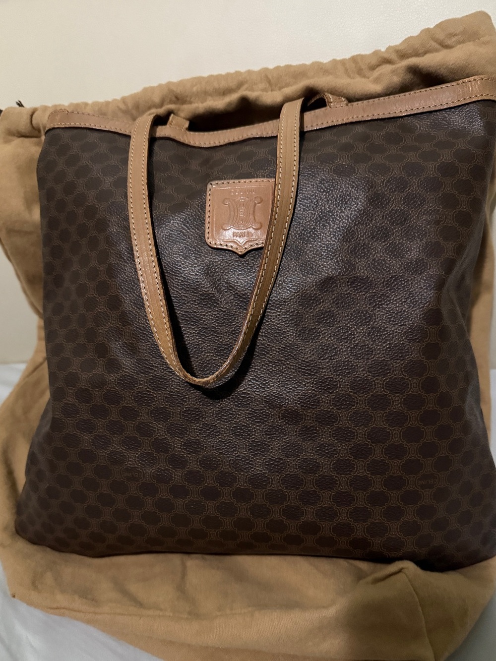 Celine Macadam coated canvas (PVC) Tote - Picture 5 of 15